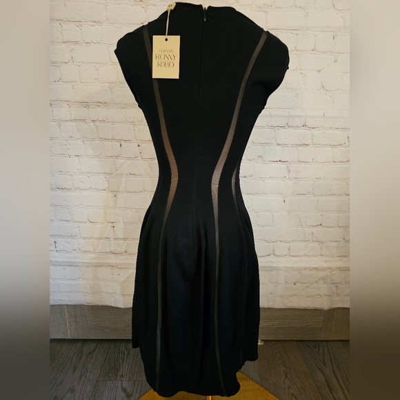 Torn by Ronny Kobo Delilah Mesh Dress in Black | XS | NWT - Picture 5 of 13